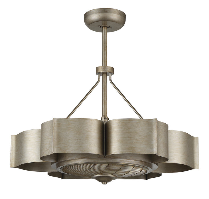 Savoy House 39-FD-125-53 Six Light Fan D'lier, Silver Patina