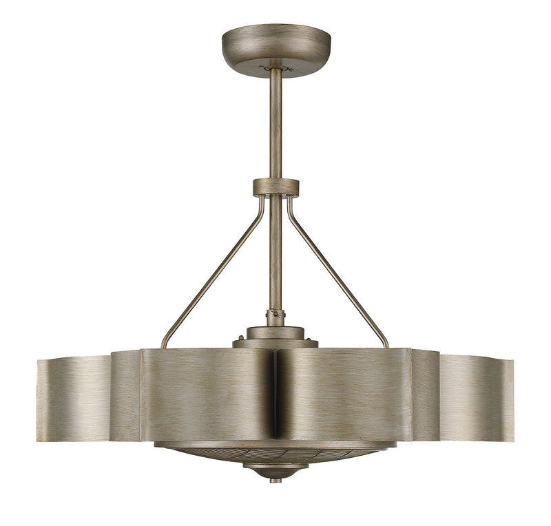 Savoy House 39-FD-125-53 Six Light Fan D'lier, Silver Patina