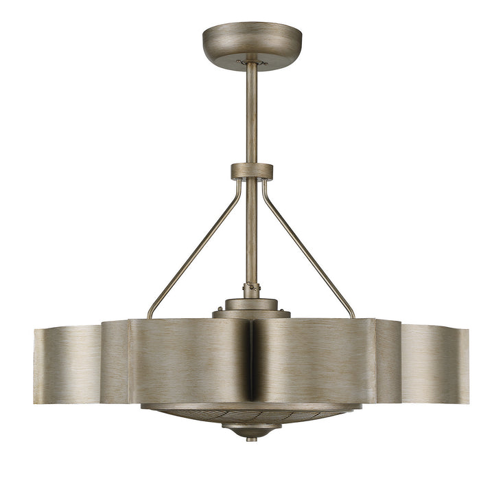 Savoy House 39-FD-125-53 Six Light Fan D'lier, Silver Patina