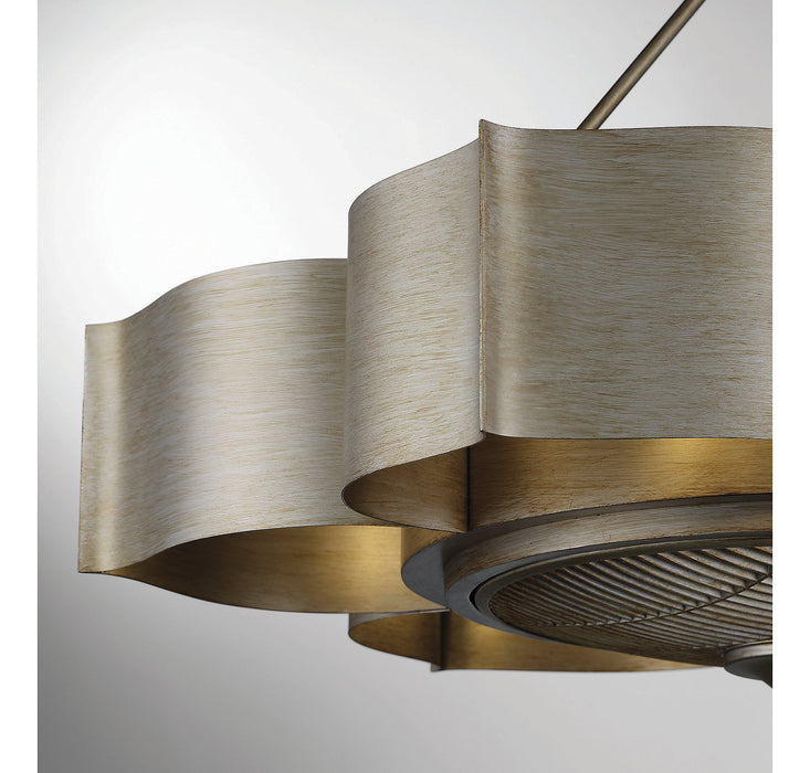 Savoy House 39-FD-125-53 Six Light Fan D'lier, Silver Patina