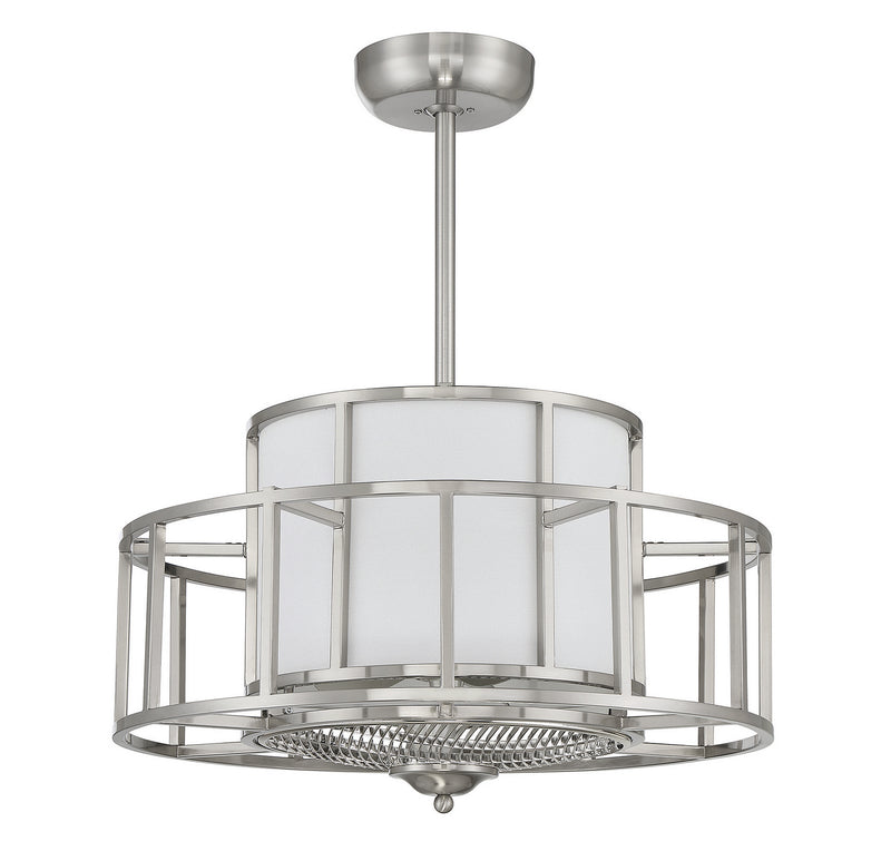 Savoy House 30-FD-126-SN Four Light Fan D'Lier, Satin Nickel