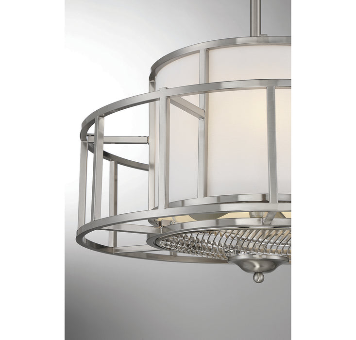 Savoy House 30-FD-126-SN Four Light Fan D'Lier, Satin Nickel