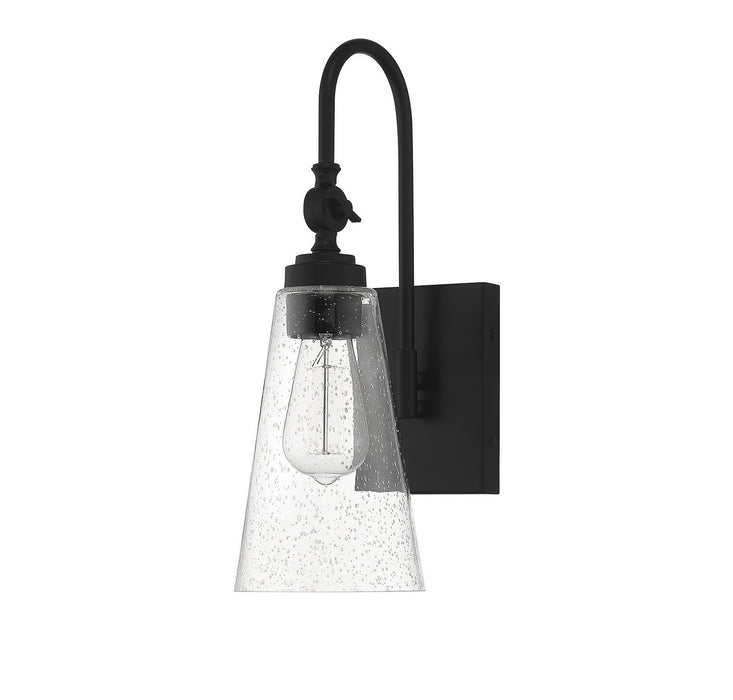 Savoy House 9-108-1-89 One Light Wall Sconce, Matte Black