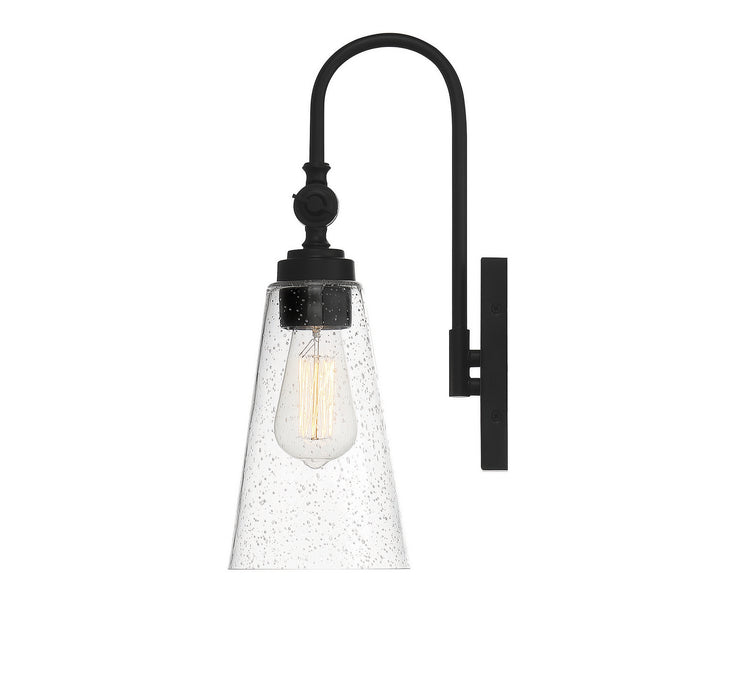 Savoy House 9-108-1-89 One Light Wall Sconce, Matte Black