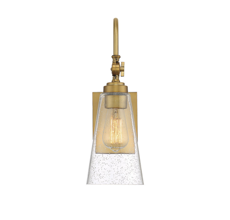 Savoy House 9-108-1-322 One Light Wall Sconce, Warm Brass