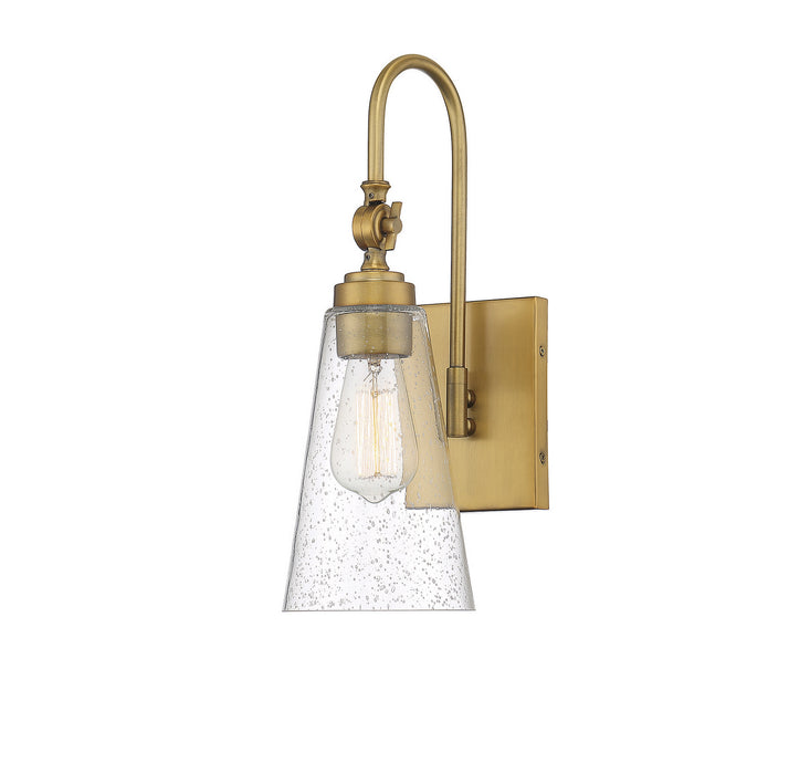 Savoy House 9-108-1-322 One Light Wall Sconce, Warm Brass