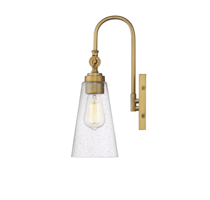 Savoy House 9-108-1-322 One Light Wall Sconce, Warm Brass