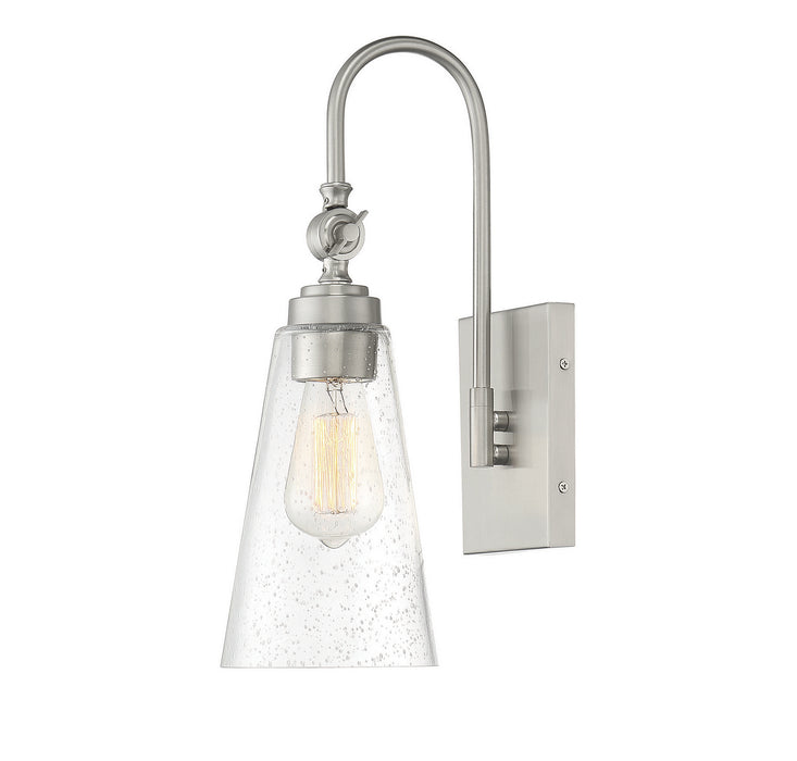 Savoy House 9-108-1-SN One Light Wall Sconce, Satin Nickel
