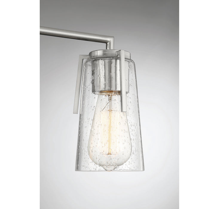 Savoy House 8-7045-3-SN Three Light Bath Bar, Satin Nickel