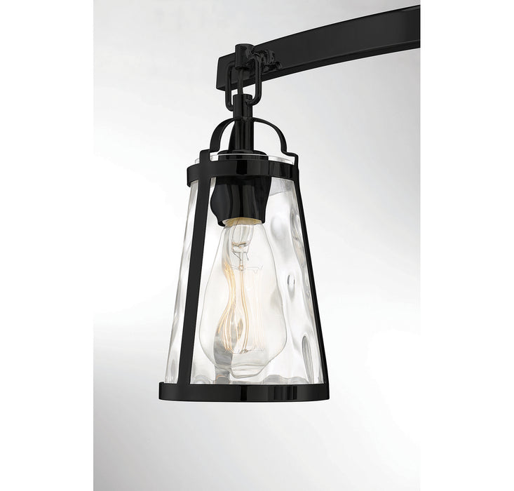 Savoy House 8-560-3-BK Three Light Bath Bar, Black