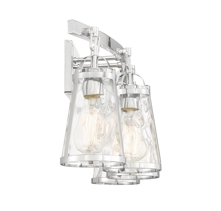 Savoy House 8-560-4-11 Four Light Bath Bar, Polished Chrome