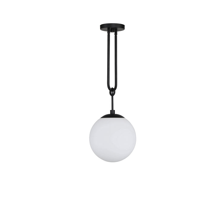 Savoy House 7-180-1-89 One Light Pendant, Matte Black