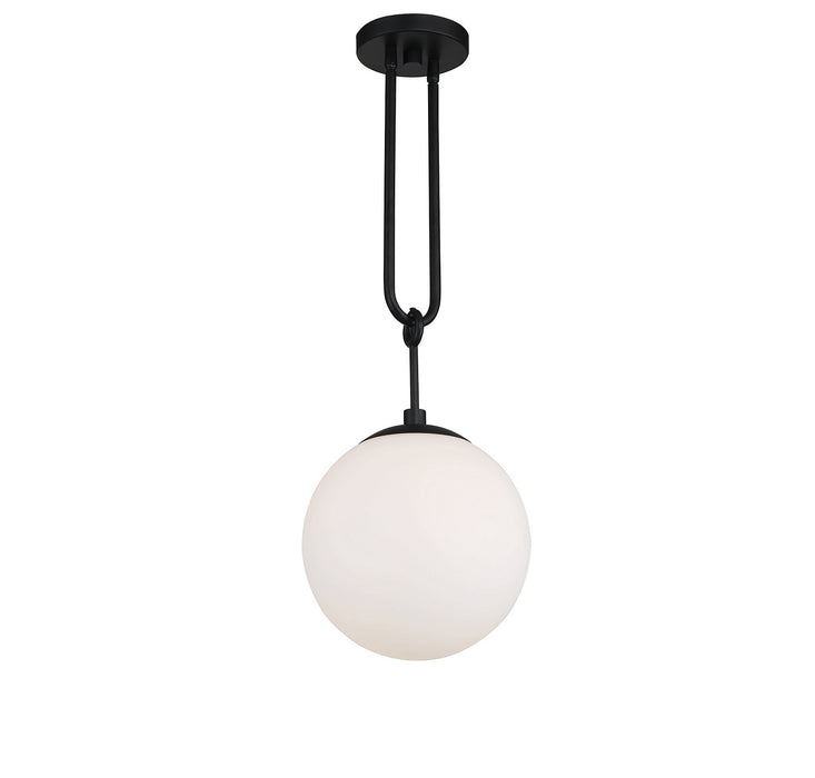 Savoy House 7-180-1-89 One Light Pendant, Matte Black