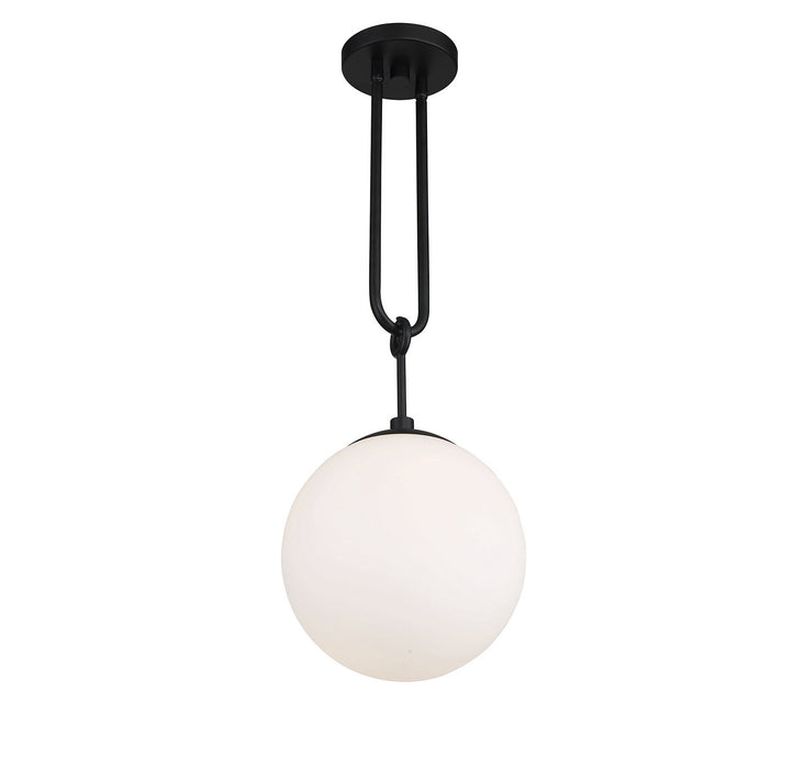 Savoy House 7-180-1-89 One Light Pendant, Matte Black