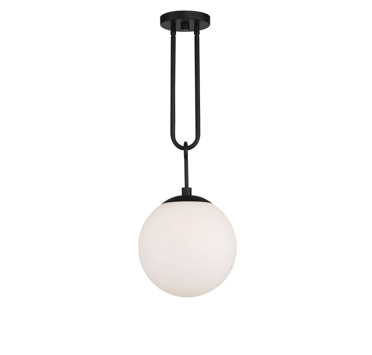 Savoy House 7-180-1-89 One Light Pendant, Matte Black