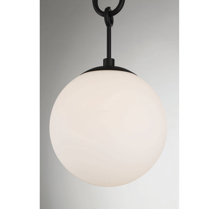Savoy House 7-180-1-89 One Light Pendant, Matte Black