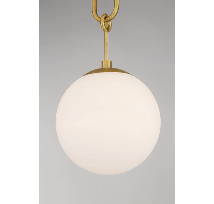 Savoy House 7-180-1-322 One Light Pendant, Warm Brass