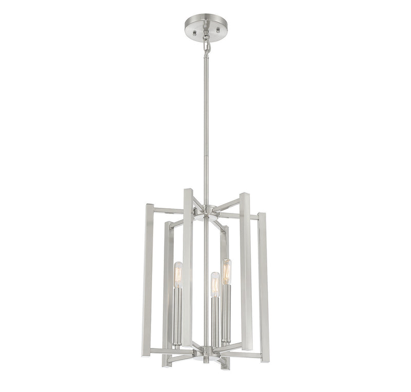Savoy House 3-7700-3-SN Three Light Pendant, Satin Nickel