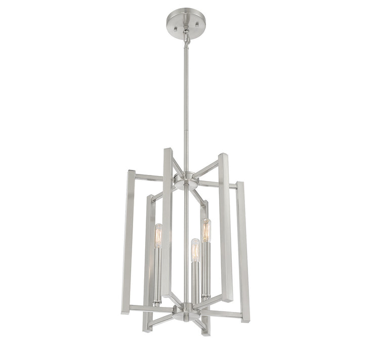 Savoy House 3-7700-3-SN Three Light Pendant, Satin Nickel
