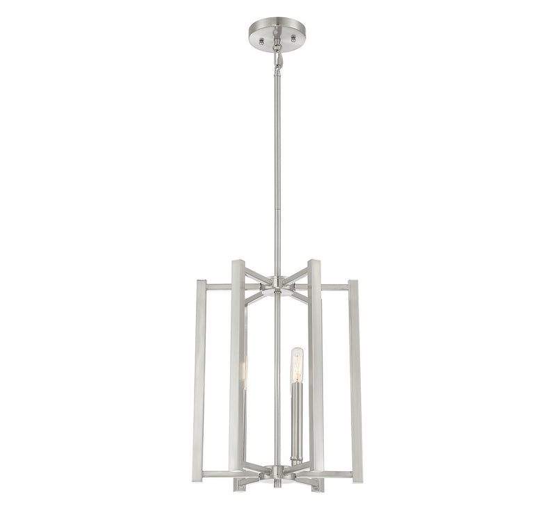 Savoy House 3-7700-3-SN Three Light Pendant, Satin Nickel