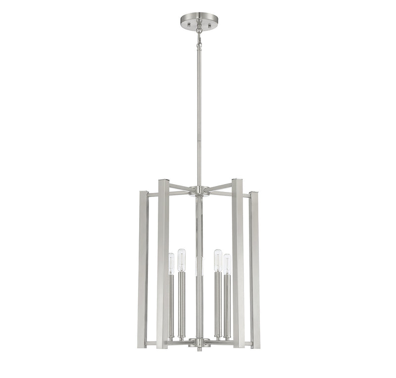 Savoy House 3-7701-5-SN Five Light Pendant, Satin Nickel
