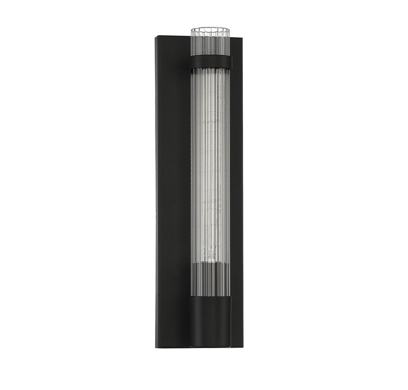 Savoy House 9-996-1-89 One Light Wall Sconce, Matte Black