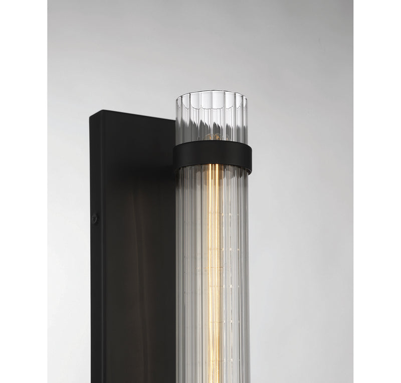 Savoy House 9-996-1-89 One Light Wall Sconce, Matte Black