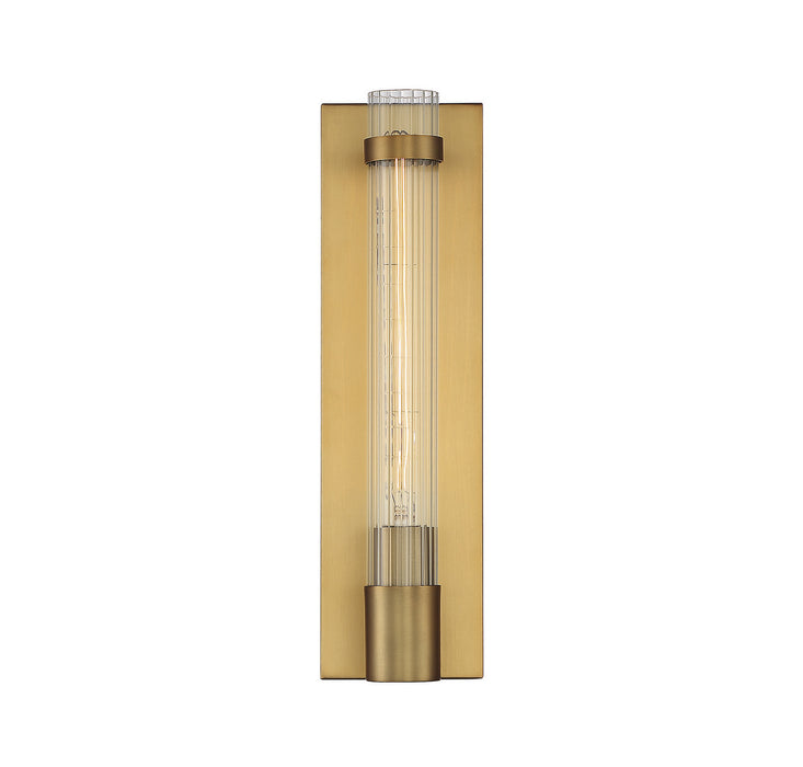Savoy House 9-996-1-322 One Light Wall Sconce, Warm Brass