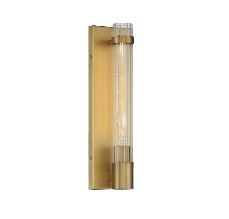 Savoy House 9-996-1-322 One Light Wall Sconce, Warm Brass