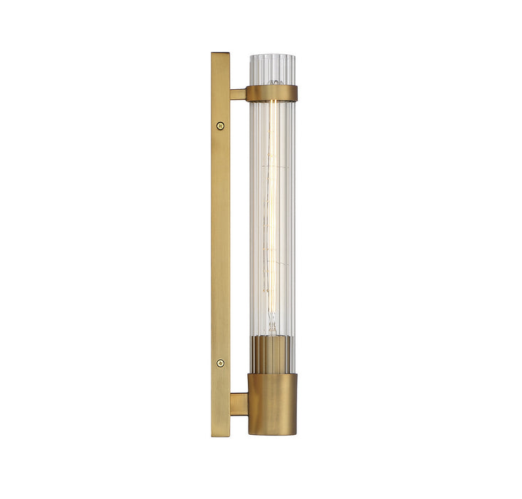 Savoy House 9-996-1-322 One Light Wall Sconce, Warm Brass
