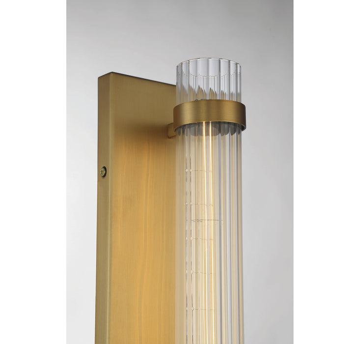 Savoy House 9-996-1-322 One Light Wall Sconce, Warm Brass