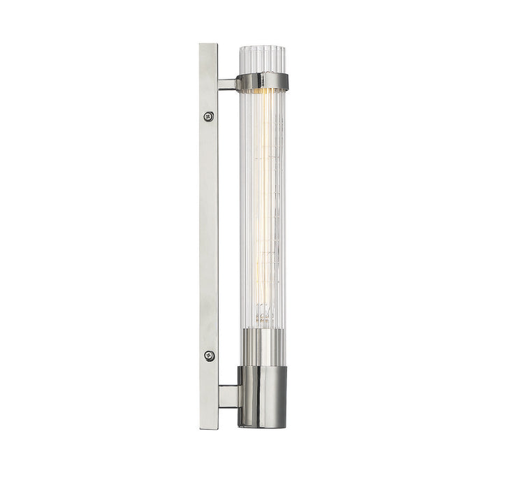 Savoy House 9-996-1-109 One Light Wall Sconce, Polished Nickel