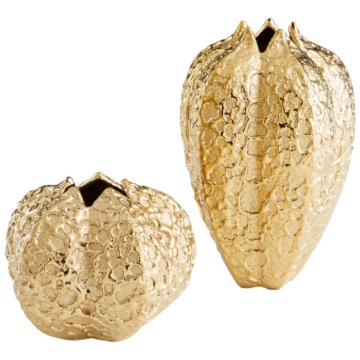 Cyan 10800 Vase, Gold