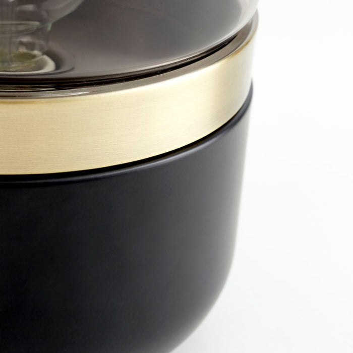 Cyan 10954 One Light Table Lamp, Black