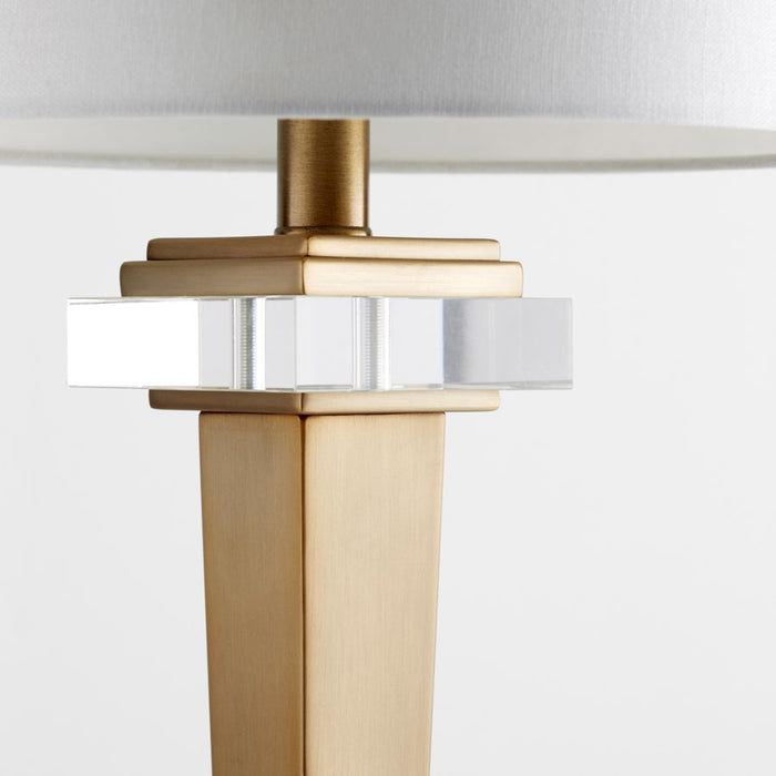 Cyan 10956 One Light Table Lamp, Brass