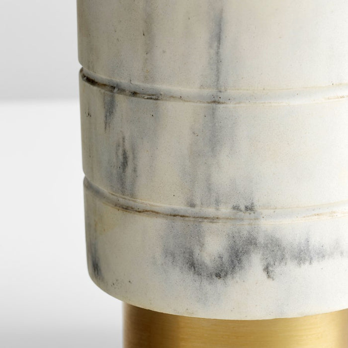 Cyan 10958 One Light Table Lamp, White