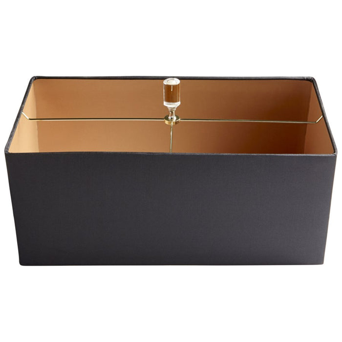 Cyan 10983 Three Light Table Lamp, Black And Gold
