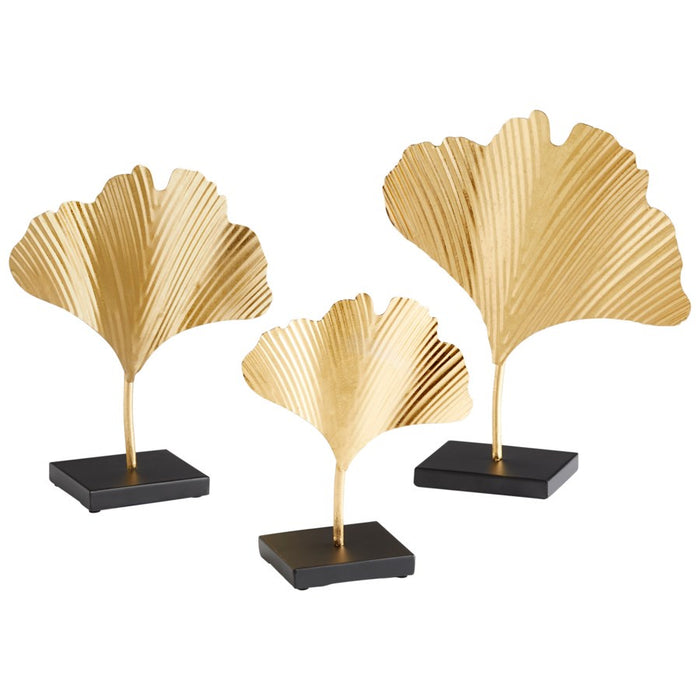Cyan 11035 Sculpture, Gold And Black