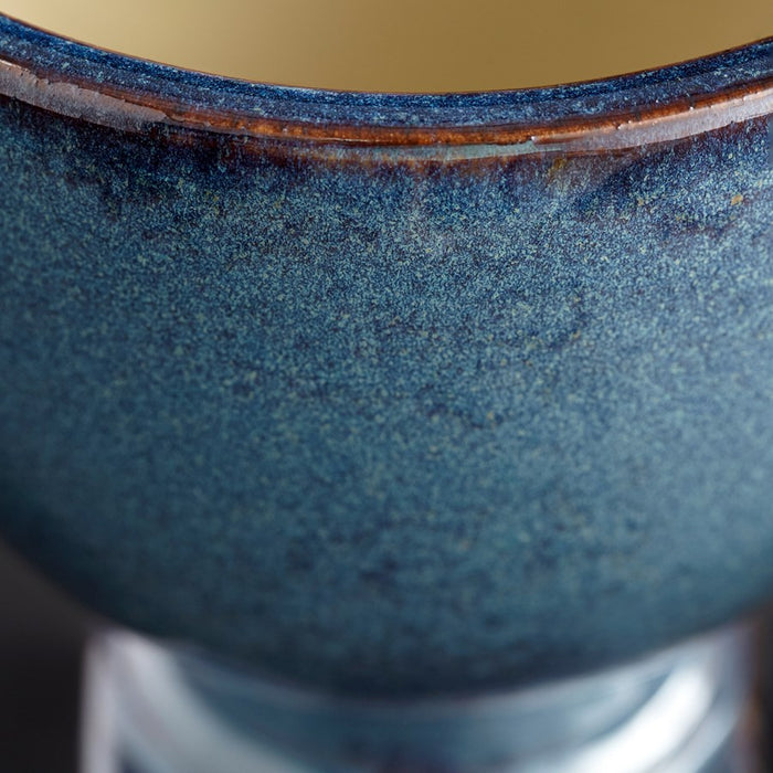 Cyan 11047 Planter, Blue Glaze