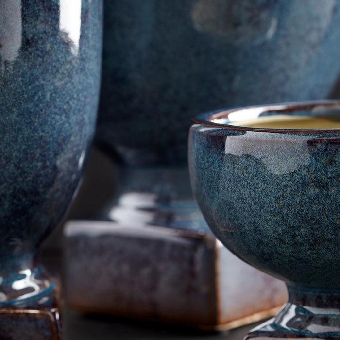 Cyan 11047 Planter, Blue Glaze