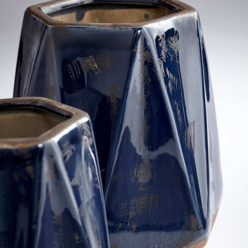 Cyan 11049 Planter, Blue