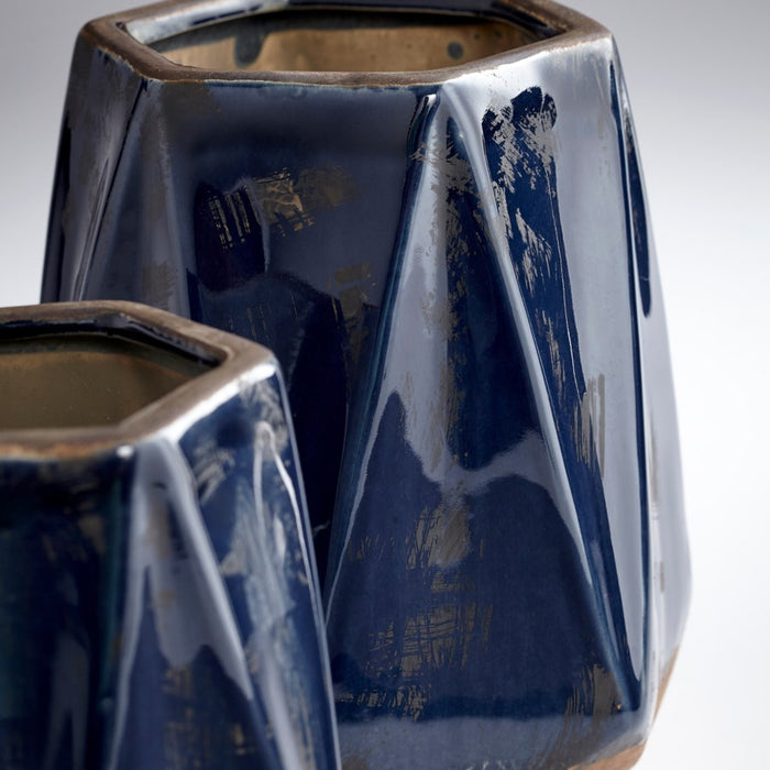 Cyan 11049 Planter, Blue