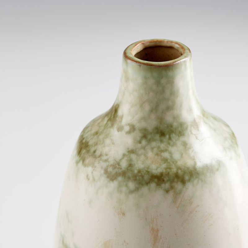 Cyan 11051 Vase, Olive Pearl Glaze