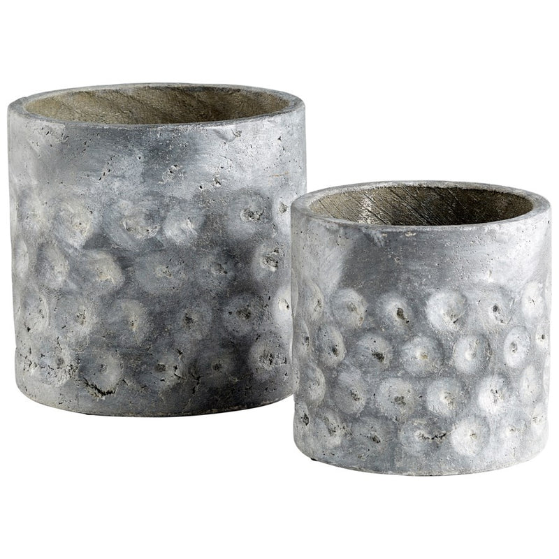Cyan 11052 Planter, Pewter Gray