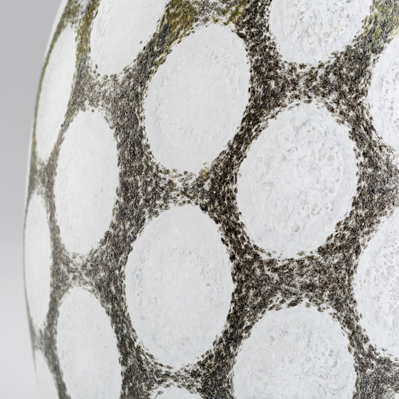 Cyan 11068 Vase, Brown And White