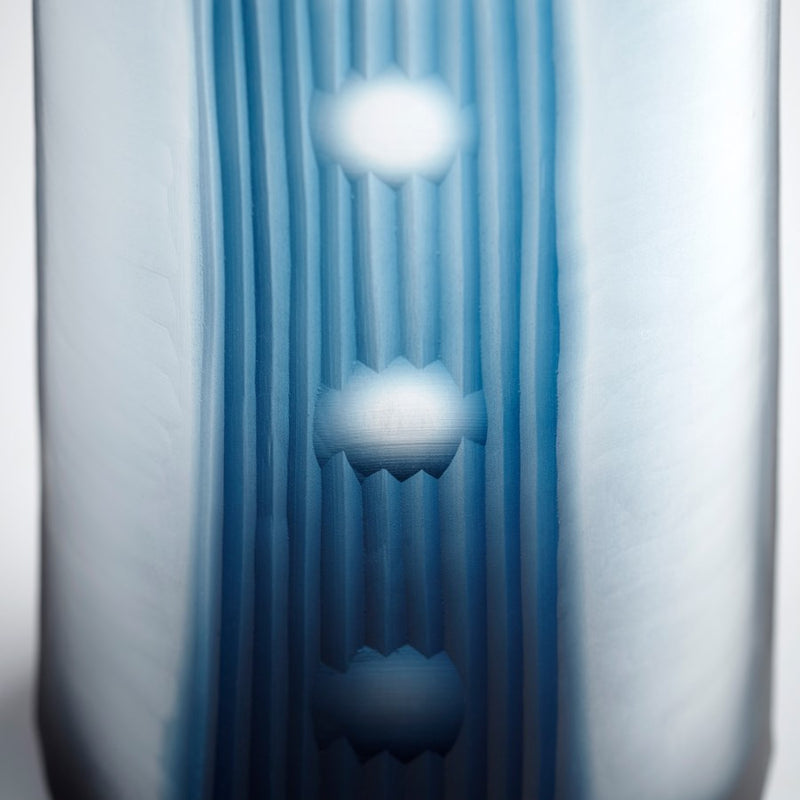 Cyan 11100 Vase, Blue