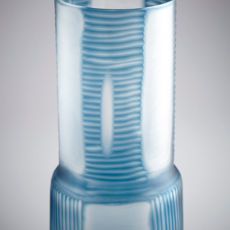 Cyan 11101 Vase, Blue
