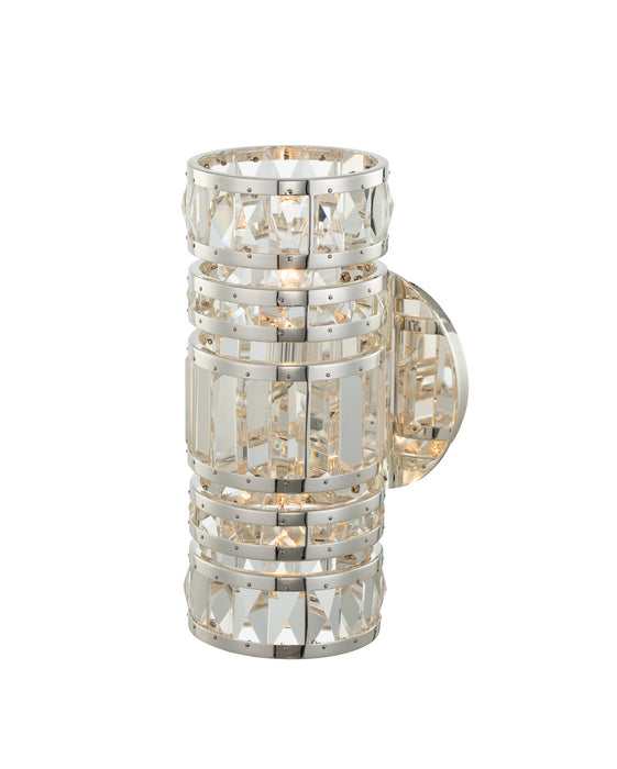 Allegri 037021-014-FR001 Two Light Wall Sconce, Polished Silver
