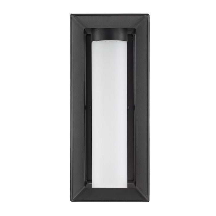 Golden 2073-OWM NB-OP One Light Outdoor Wall Sconce, Natural Black