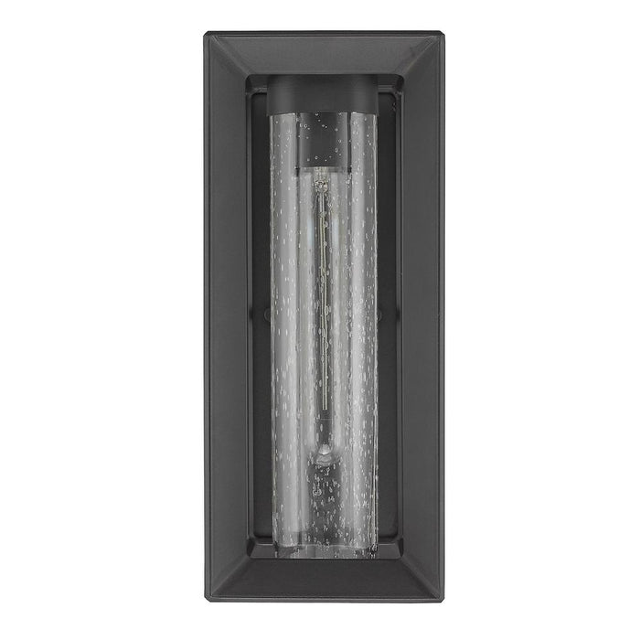 Golden 2073-OWM NB-SD One Light Outdoor Wall Sconce, Natural Black